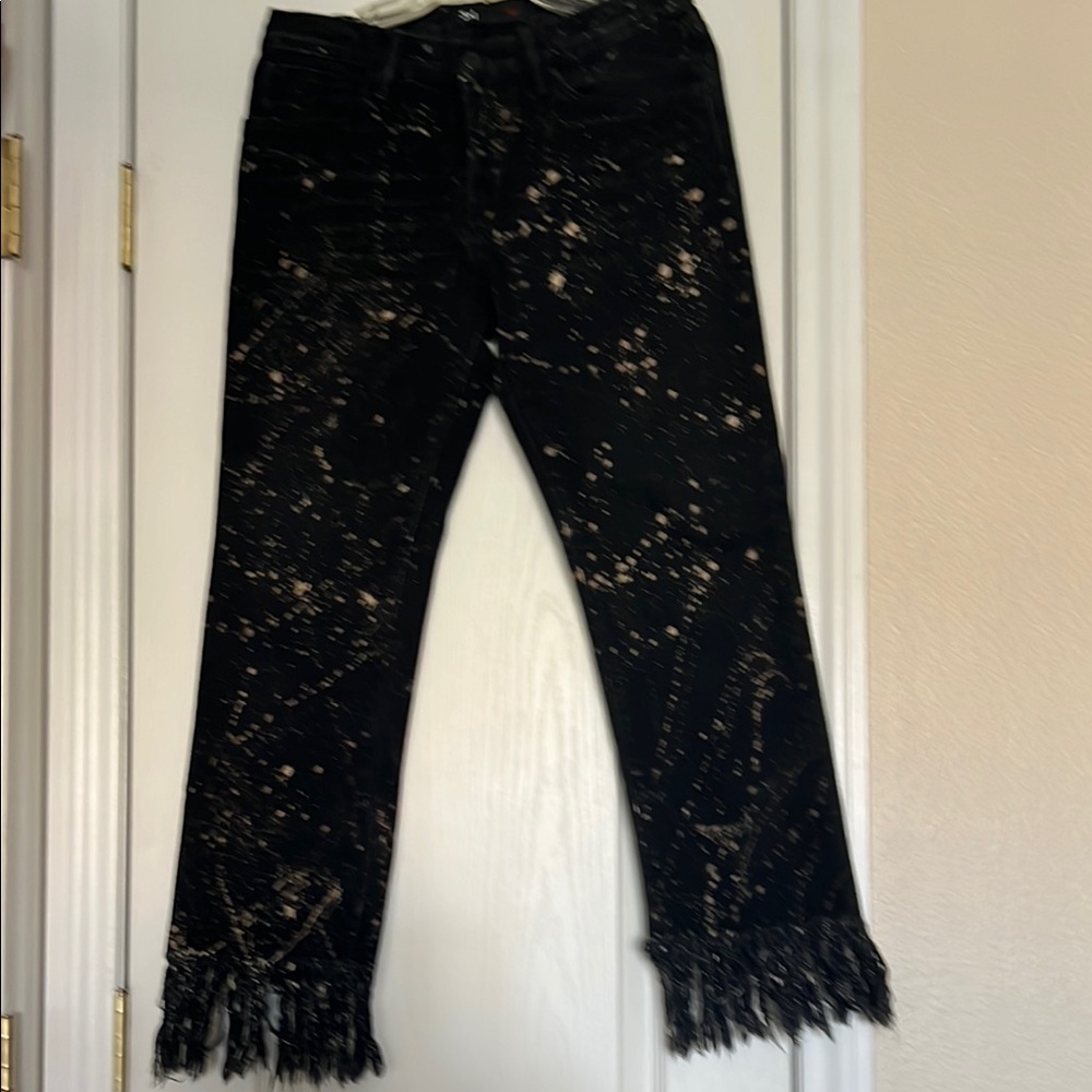 3x1 Black Denim with Artistic Design